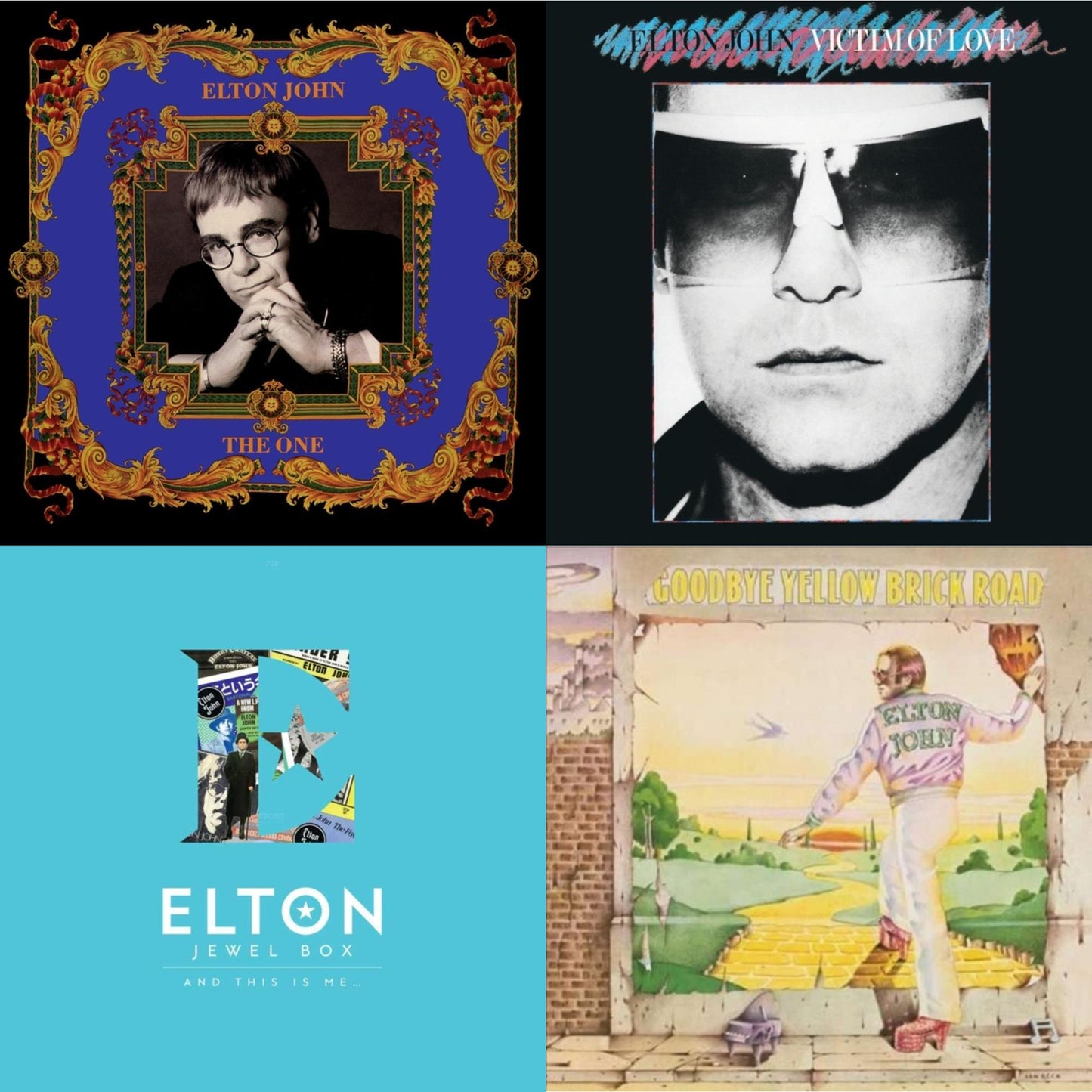 One (2LP) & Victim Of Love & Jewel Box (2LP - And This Is Me) & Goodbye Yellow Brick Road