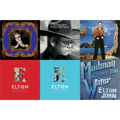 One (2LP) & Peachtree Road (2LP) & Caribou (50Th Anniversary Edition/2LP/Blue Vinyl) & Jewel Box (3LP - Rarities & B-Sides) & Jewel Box (2LP - And This Is Me) & Madman Across The Water (LP)