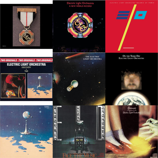 Greatest Hits & New World Record & Balance Of Power & Discovery & Elo 2 & On The Third Day & Time & Face The Music & Eldorado