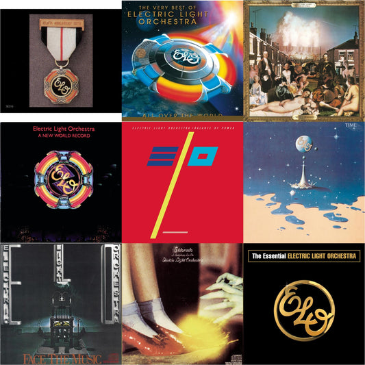 Greatest Hits & All Over The World: Very Best Of & Secret Messages & New World Record & Balance Of Power & Time & Face The Music & Eldorado & Essential Electric Light Orchestra