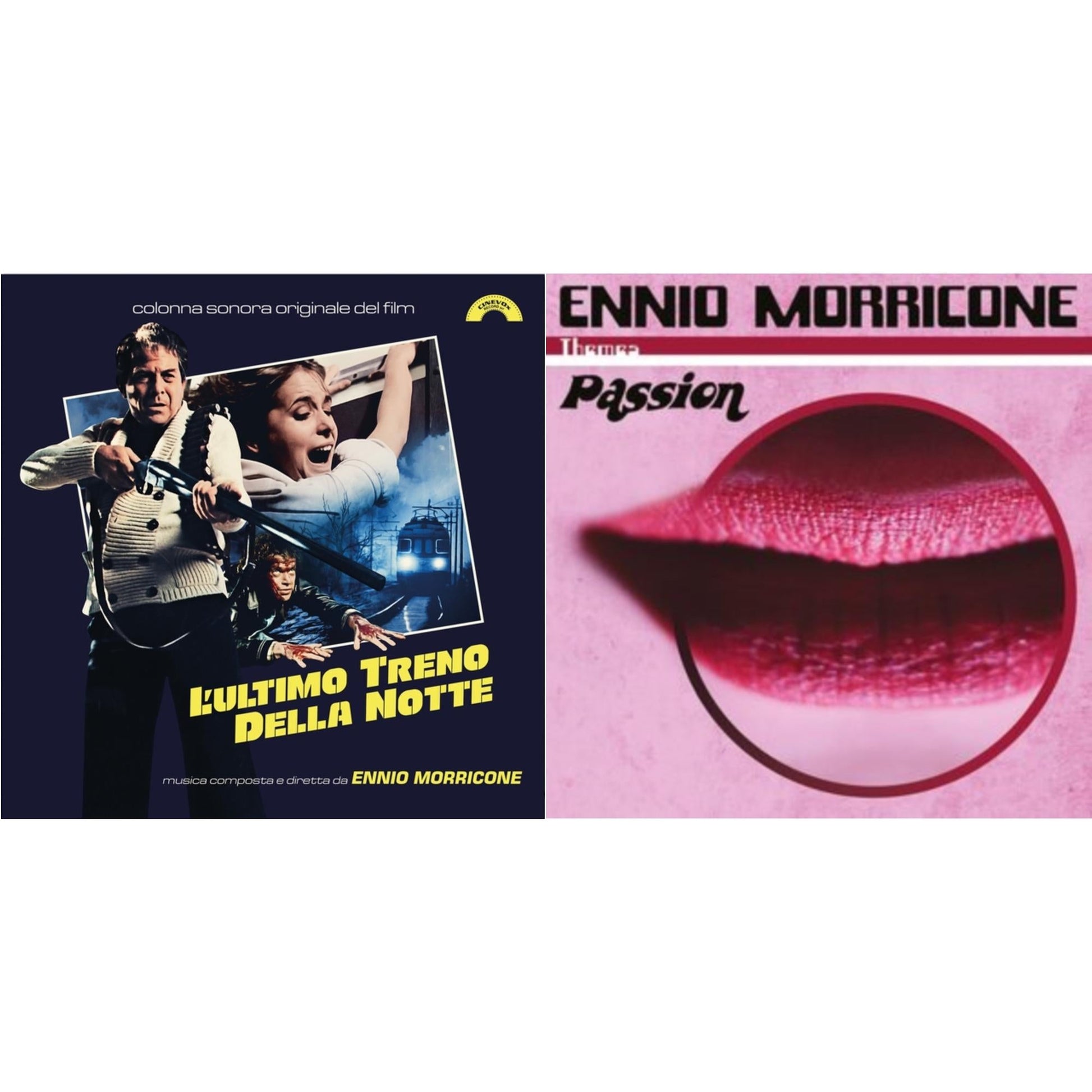 This is a 2 LP Vinyl SKU bundle.
1.This LP Vinyl is brand new.Format: LP VinylMusic Style: SoundtrackThis item's title is: L’Ultimo Treno Della Notte (Yellow LP Vinyl)Artist: Ennio MorriconeLabel: CINEVOX / BTF / AMS (ITALIAN IBarcode: 8004644008776Release Date: 8/5/2022
2.