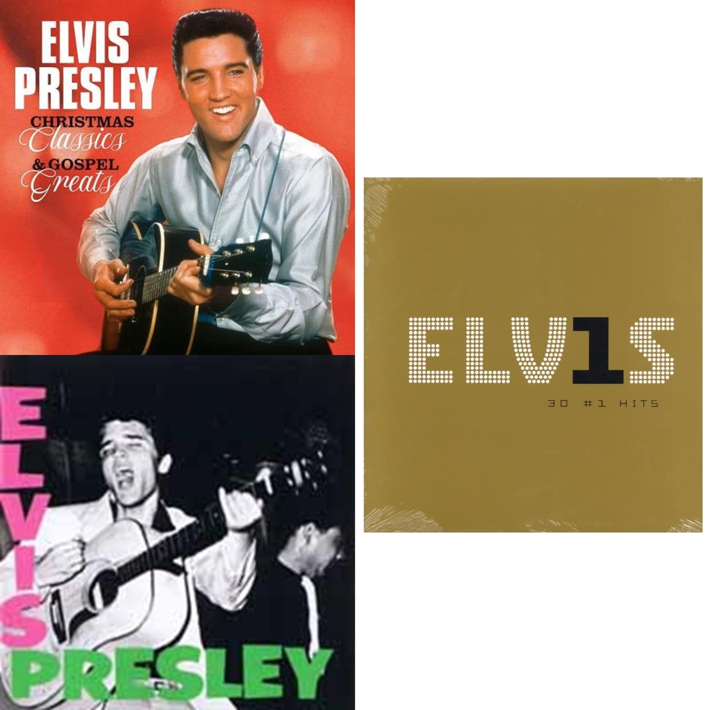 This is a 3 LP Vinyl SKU bundle.
1.This LP Vinyl is brand new.Format: LP VinylThis item's title is: Christmas Classics & Gospel Greats (Ams Exclusive) (Snowy White LP Vinyl)Artist: Elvis PresleyBarcode: 8719039006441Release Date: 10/20/2023
2.This LP Vinyl is brand new.