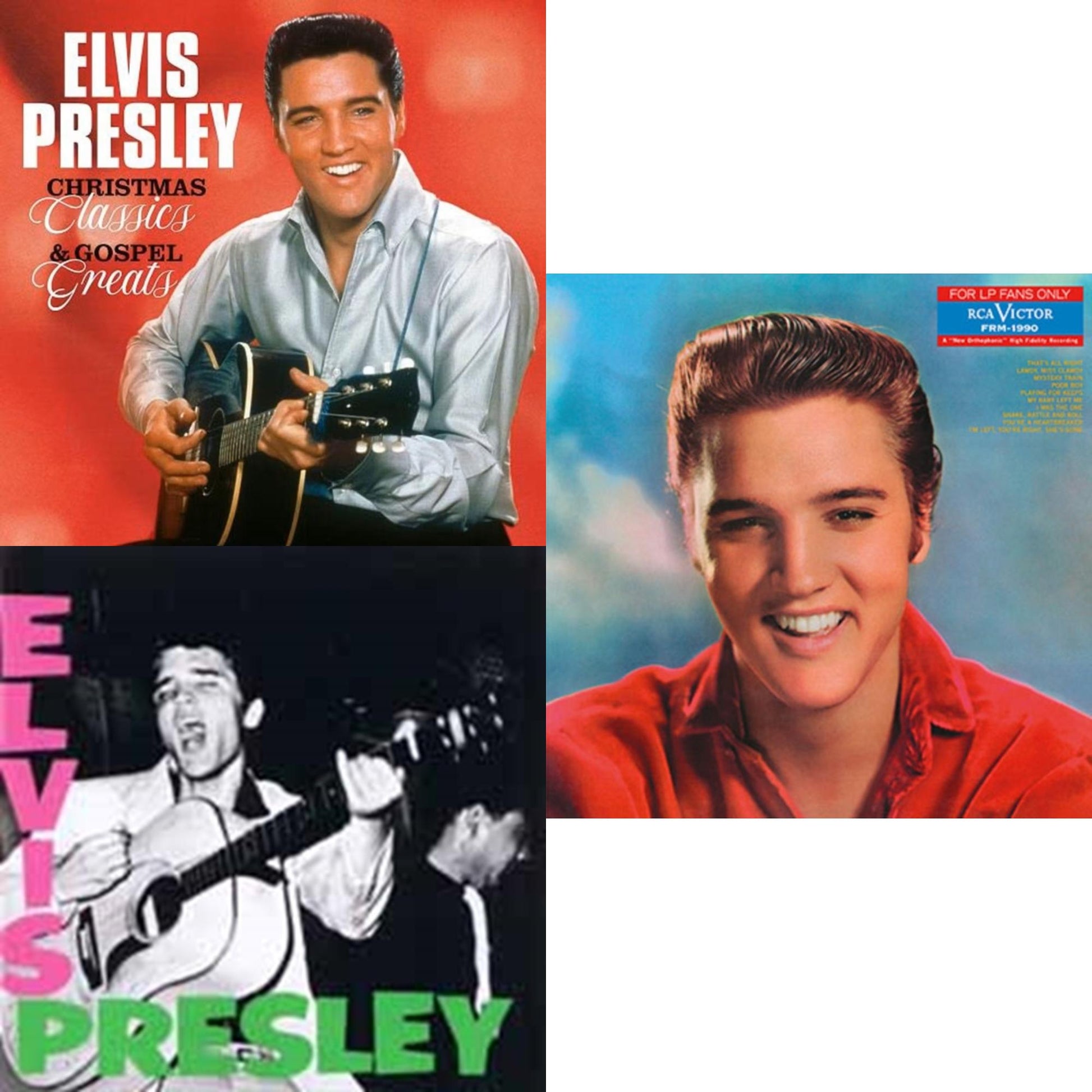 This is a 3 LP Vinyl SKU bundle.
1.This LP Vinyl is brand new.Format: LP VinylThis item's title is: Christmas Classics & Gospel Greats (Ams Exclusive) (Snowy White LP Vinyl)Artist: Elvis PresleyBarcode: 8719039006441Release Date: 10/20/2023
2.This LP Vinyl is brand new.
