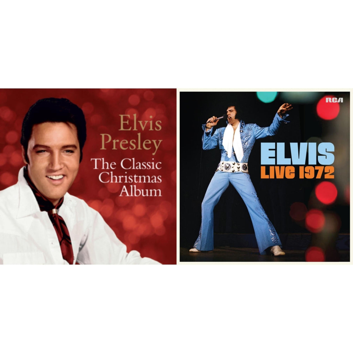Classic Christmas Album & Elvis Live 1972 (2LP)
