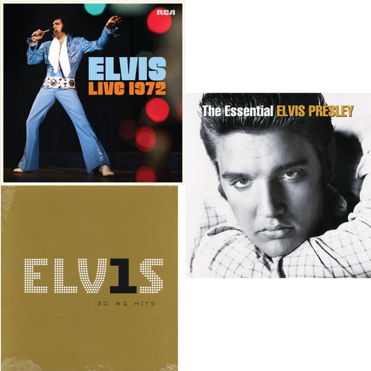 Elvis Live 1972 (2LP) & Elvis 30 #1 Hits (2LP/180G) & Essential Elvis Presley