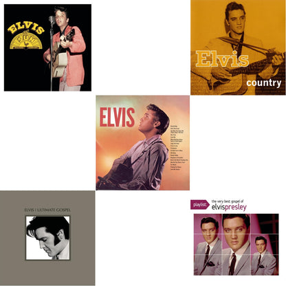Elvis At Sun & Elvis Ultimate Gospel & Elvis & Elvis Country & Playlist: Very Best Gospel Of Elvis Presley
