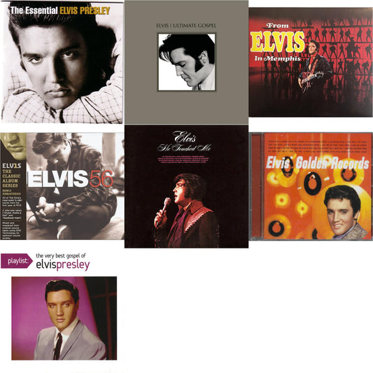 Essential Elvis Presley & Elvis Ultimate Gospel & From Elvis In Memphis & Elvis 56 & He Touched Me & Elvis Golden Records & Playlist: Very Best Gospel Of Elvis Presley