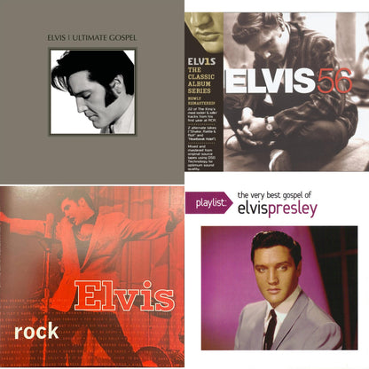 Elvis Ultimate Gospel & Elvis 56 & Elvis Rock & Playlist: Very Best Gospel Of Elvis Presley