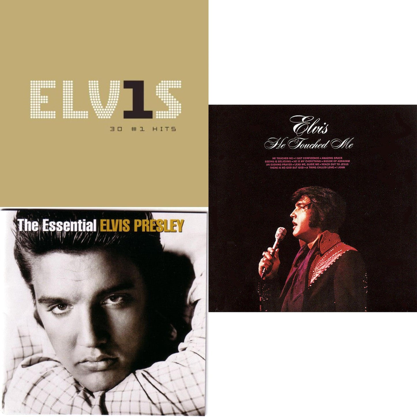 Elvis 30 #1 Hits & Essential Elvis Presley & He Touched Me