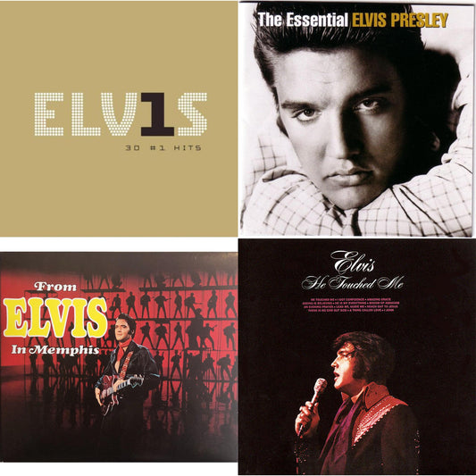 Elvis 30 #1 Hits & Essential Elvis Presley & From Elvis In Memphis & He Touched Me
