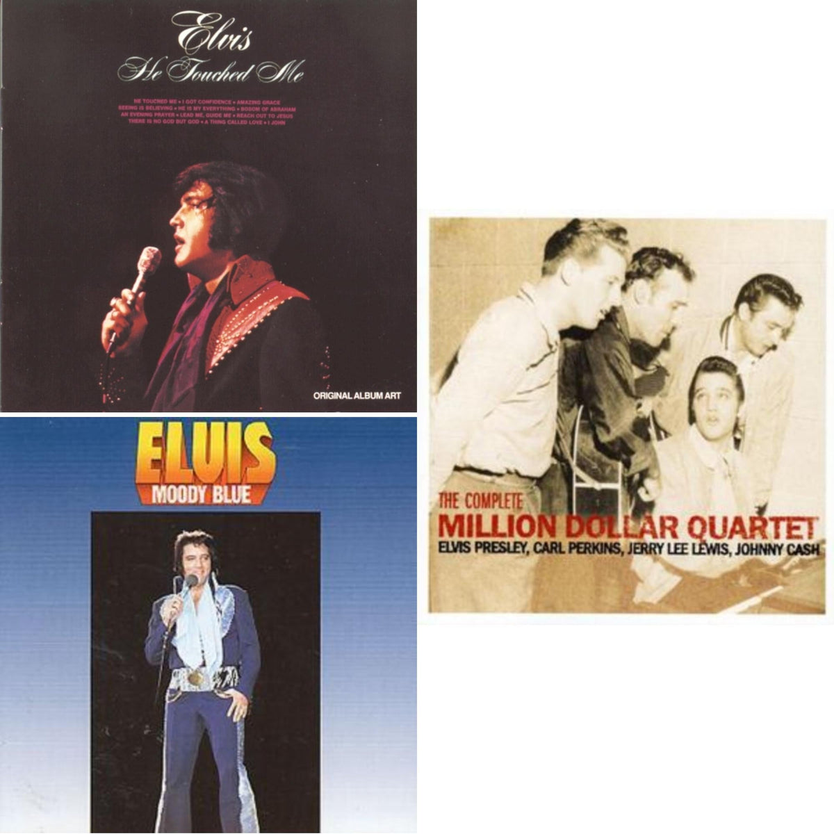 Moody Blue & Complete Million Dollar Quartet & He Touched Me