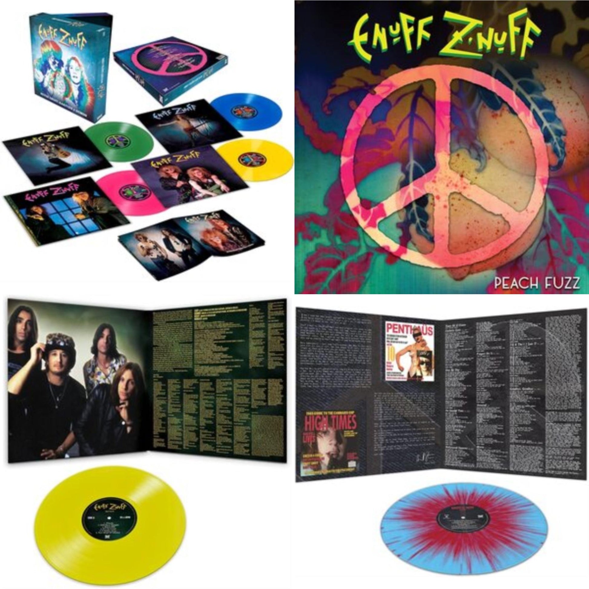 This is a 4 LP Vinyl SKU bundle.
1.This LP Vinyl is brand new.Format: LP VinylMusic Style: Hard RockThis item's title is: Rarities & Demos (4LP/Colored Vinyl)Artist: Enuff Z'nuffLabel: DEADLINE MUSICBarcode: 889466230318Release Date: 9/17/2021
2.This LP Vinyl is brand new.