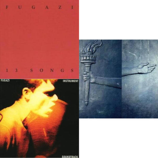 This is a 3 CD SKU bundle.
1.This CD is brand new.Format: CDMusic Style: HardcoreThis item's title is: 13 SongsArtist: FugaziLabel: Rock/PopBarcode: 718750734020Release Date: 1/1/2015
2.This CD is brand new.