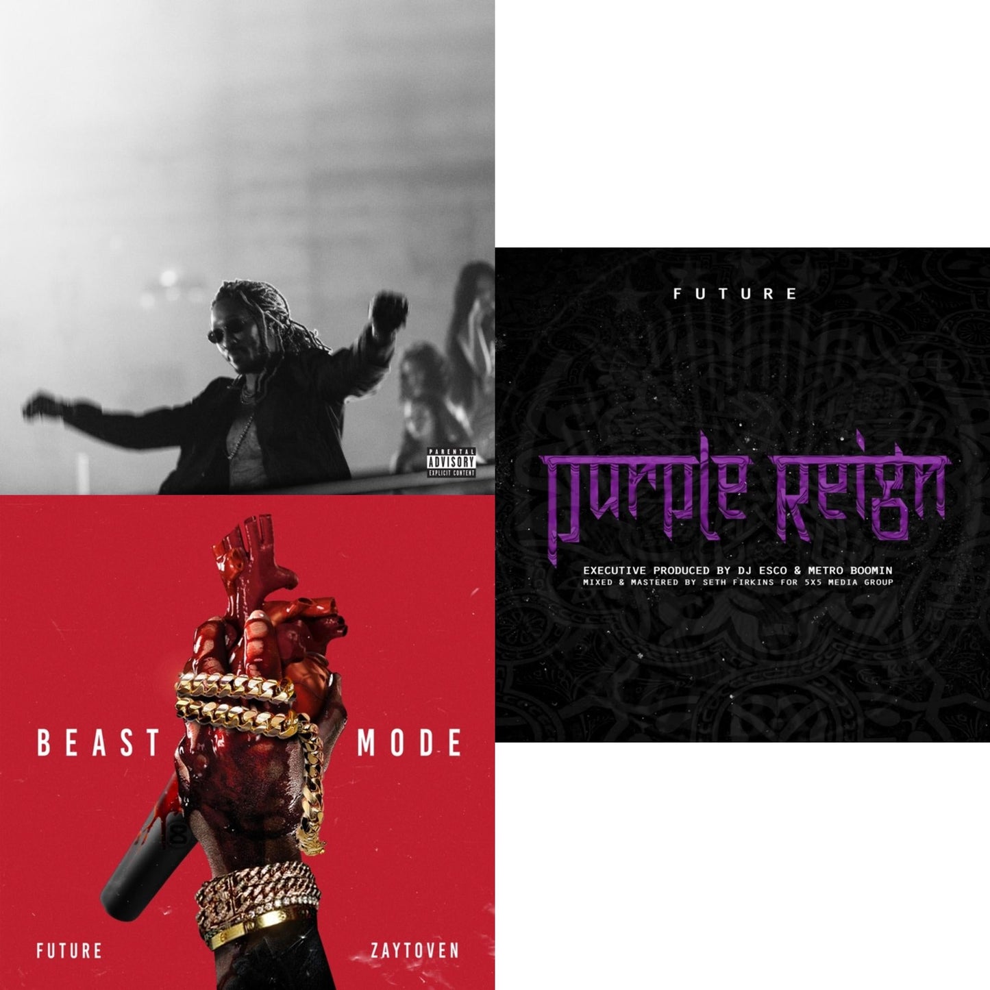 High Off Life (Pa) (2LP/140G) & Beast Mode (X) & Purple Reign (X)