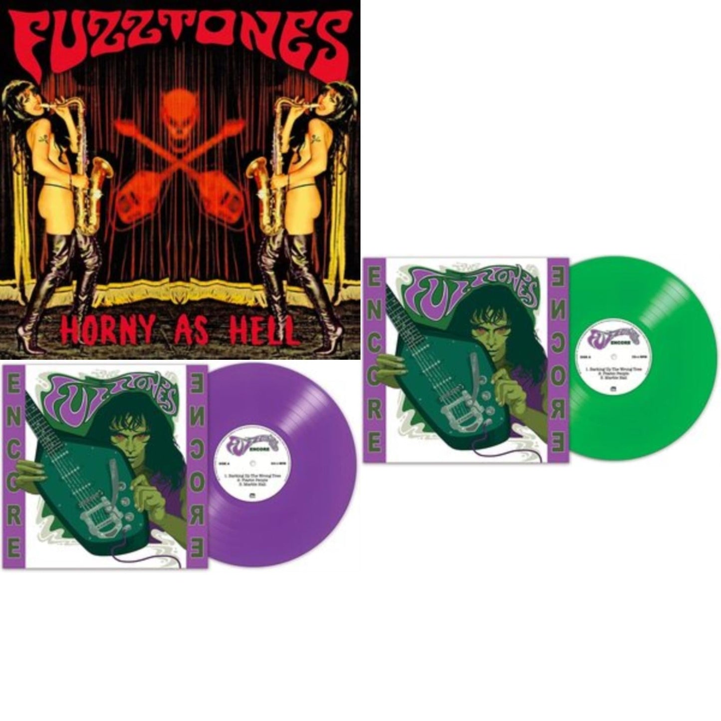 Horny As Hell & Encore (Purple LP Vinyl) & Encore (Green LP Vinyl)