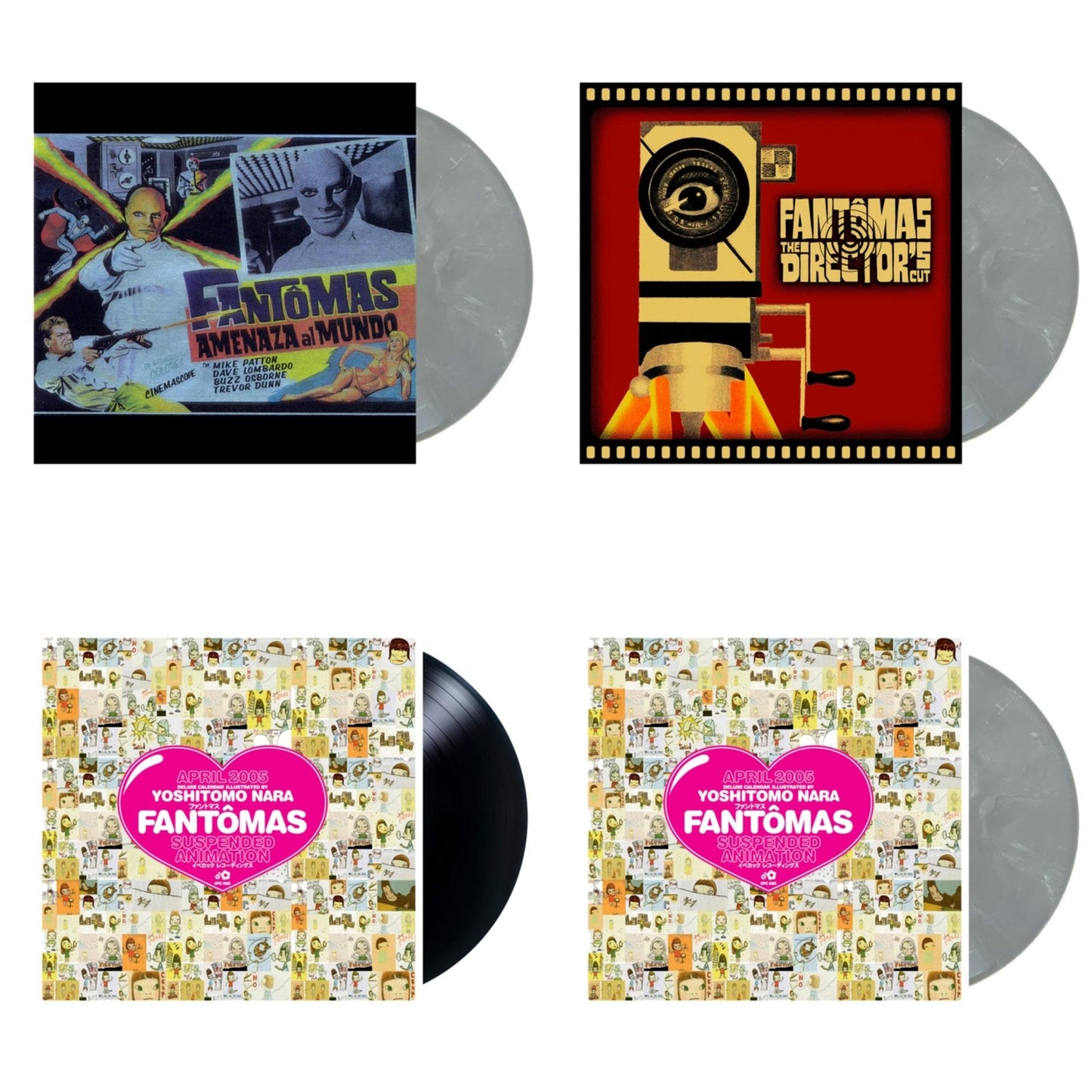 This is a 4 LP Vinyl SKU bundle.
1.This LP Vinyl is brand new.Format: LP VinylThis item's title is: Fantomas (Silver Streak LP Vinyl) (I)Artist: FantomasBarcode: 689230027133Release Date: 5/17/2024
2.This LP Vinyl is brand new.