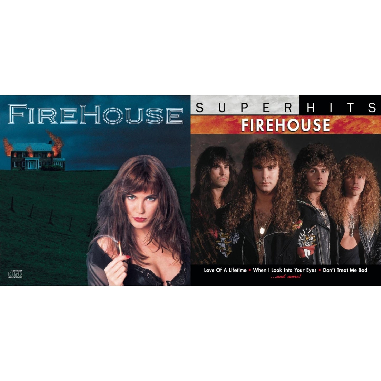 This is a 2 CD SKU bundle.
1.This CD is brand new.Format: CDMusic Style: Hard RockThis item's title is: FirehouseArtist: FirehouseLabel: SONY SPECIAL MARKETINGBarcode: 886972319926Release Date: 1/5/2008
2.This CD is brand new.