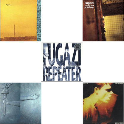 This is a 5 LP Vinyl SKU bundle.
1.This LP Vinyl is brand new.Format: LP VinylMusic Style: PunkThis item's title is: Repeater (Blue LP Vinyl)Artist: FugaziLabel: Rock/PopBarcode: 643859044018Release Date: 1/1/2015
2.This LP Vinyl is brand new.
