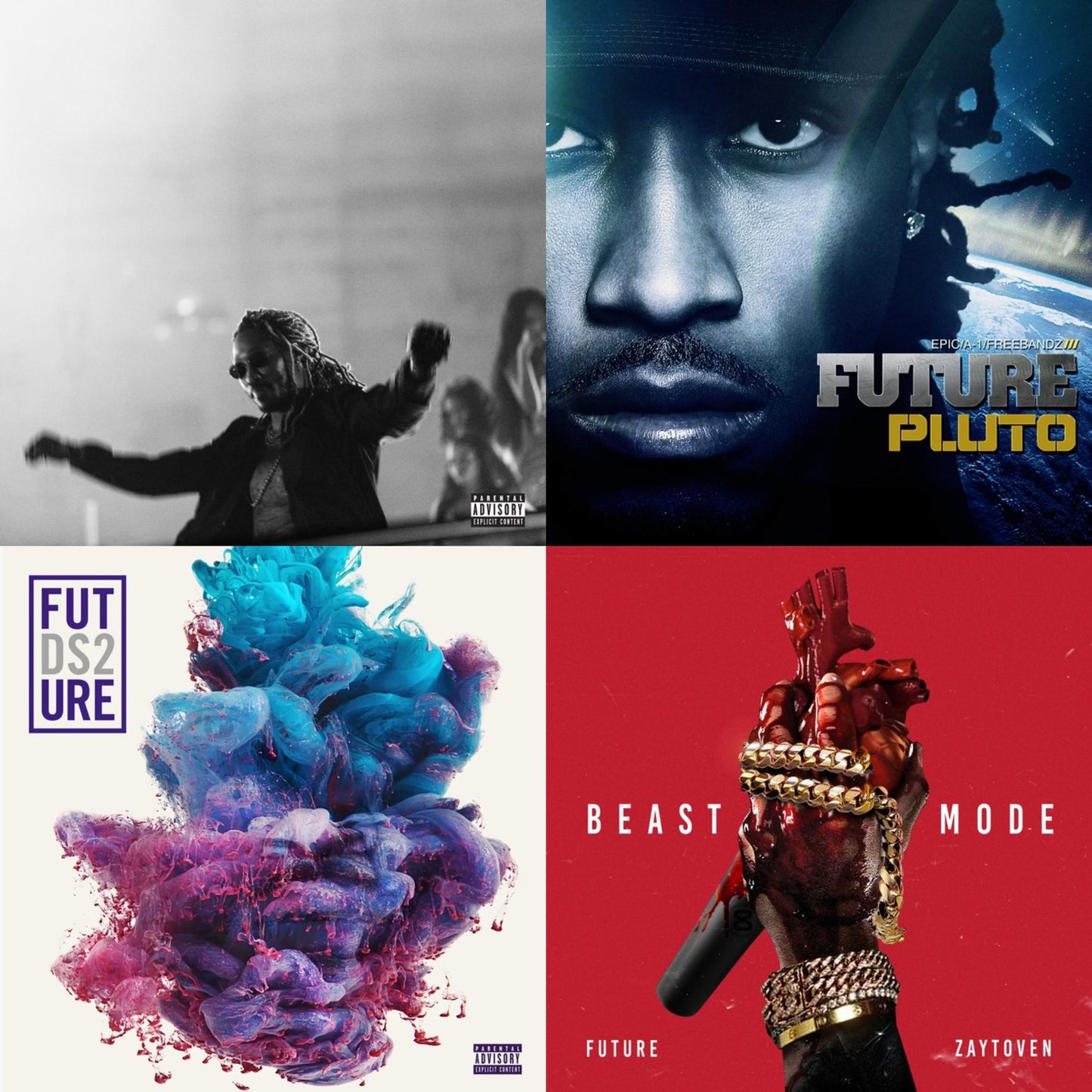 High Off Life (Pa) (2LP/140G) & Pluto (X) (2LP) & Ds2 (X) (2LP) & Beast Mode (X)