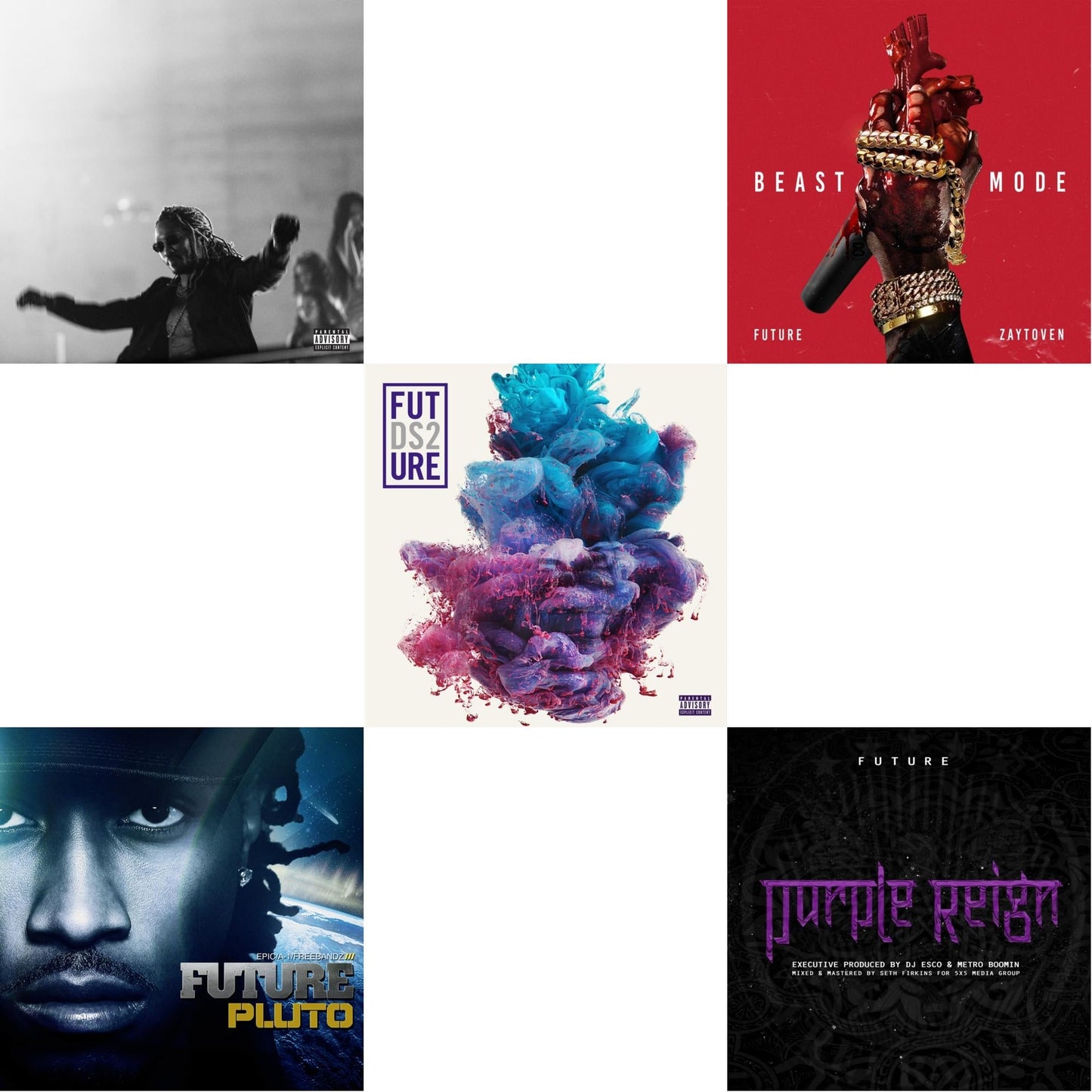High Off Life (Pa) (2LP/140G) & Pluto (X) (2LP) & Ds2 (X) (2LP) & Beast Mode (X) & Purple Reign (X)