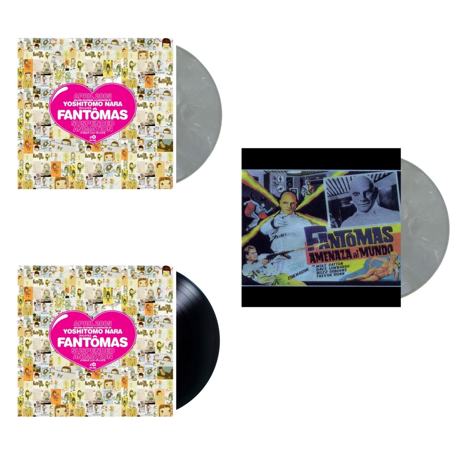 This is a 3 LP Vinyl SKU bundle.
1.This LP Vinyl is brand new.Format: LP VinylThis item's title is: Suspended Animation (Silver Streak LP Vinyl) (I)Artist: FantomasBarcode: 689230027430Release Date: 5/17/2024
2.This LP Vinyl is brand new.
