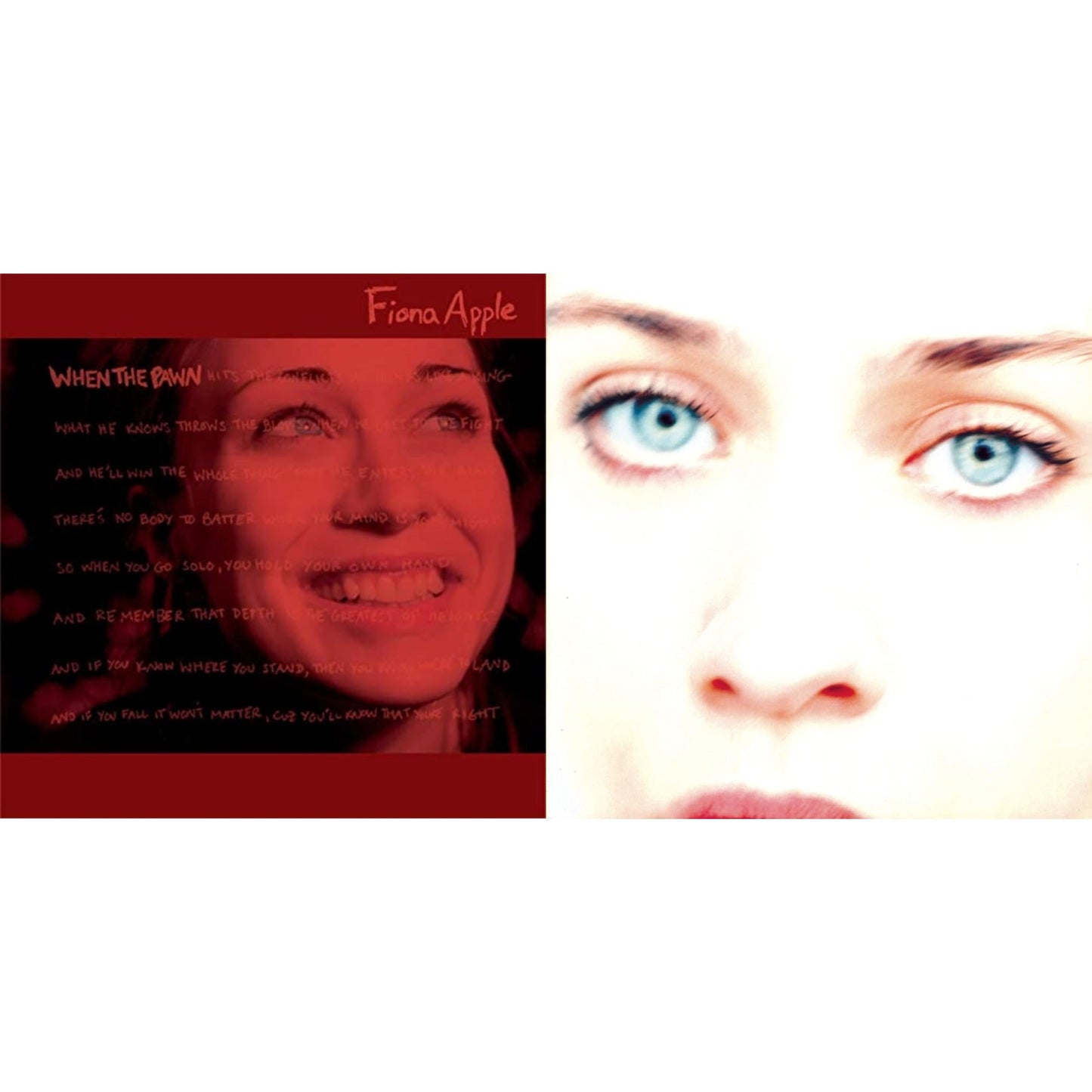 This is a 2 CD SKU bundle.
1.This CD is brand new.Format: CDMusic Style: Soft RockThis item's title is: When The PawnArtist: Fiona AppleLabel: SONY SPECIAL MARKETINGBarcode: 886978870629Release Date: 3/15/2011
2.This CD is brand new.