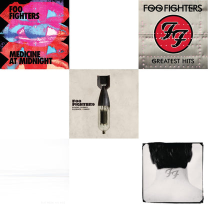 This is a 5 LP Vinyl SKU bundle.
1.This LP Vinyl is brand new.Format: LP VinylMusic Style: Alternative RockThis item's title is: Medicine At Midnight (140G)Artist: Foo FightersLabel: RCABarcode: 194397883619Release Date: 2/5/2021
2.This LP Vinyl is brand new.