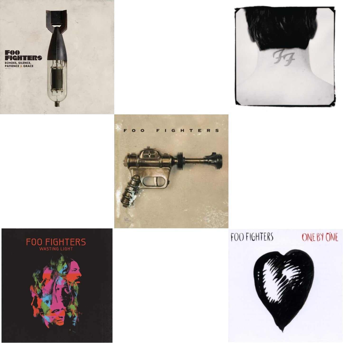 Echoes Silence Patience & Grace & Wasting Light (2LP/Dl Card/Gatefold) & Foo Fighters (Dl Card) & There Is Nothing Left To Lose (2LP/Dl Card) & One By One (2LP/Dl Card)