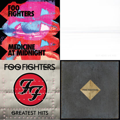 Medicine At Midnight (140G) & But Here We Are & Greatest Hits (2LP/Dl Card/Gatefold) & Concrete & Gold (140G/Dl Code/2LP)