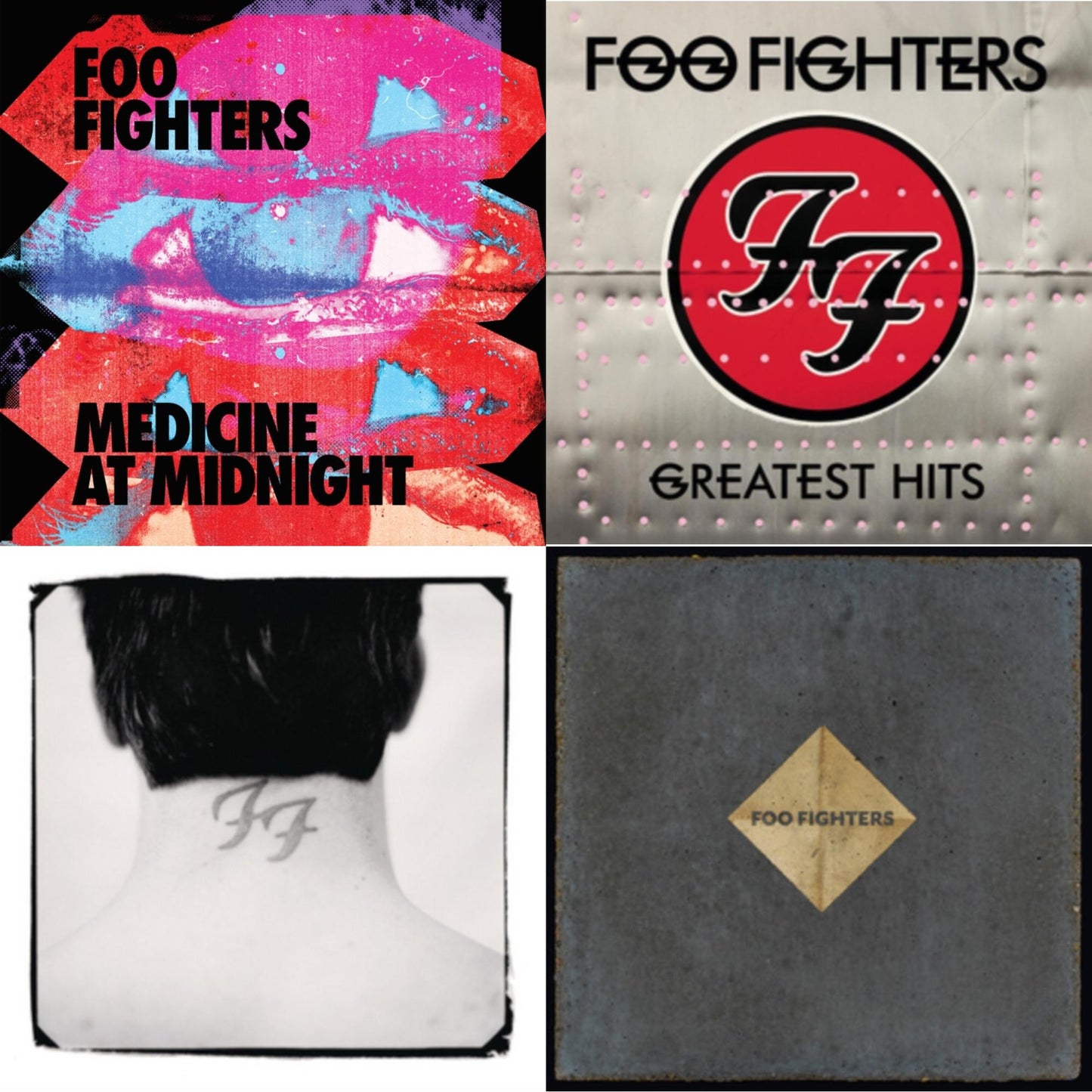 Medicine At Midnight (140G) & Greatest Hits (2LP/Dl Card/Gatefold) & There Is Nothing Left To Lose (2LP/Dl Card) & Concrete & Gold (140G/Dl Code/2LP)