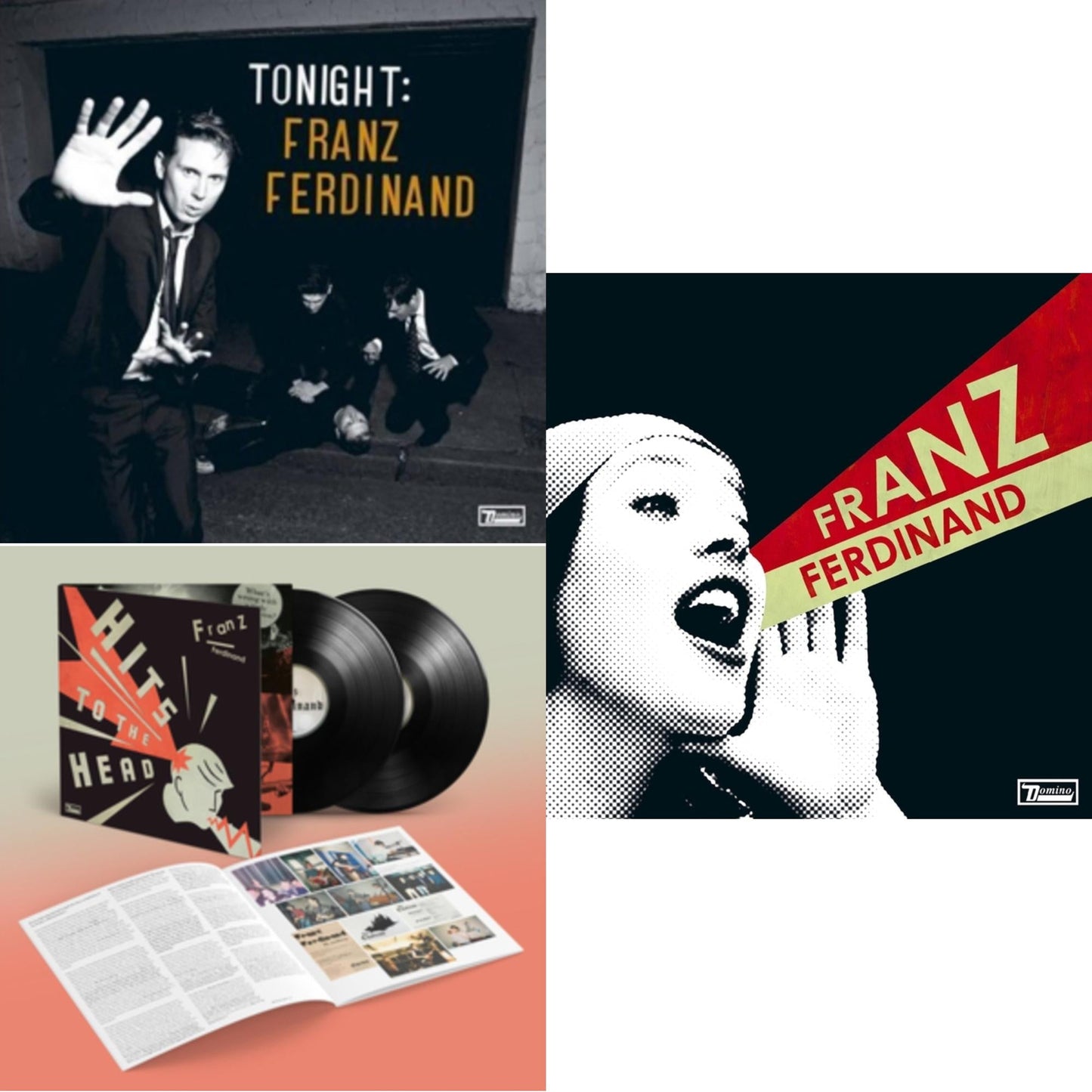 This is a 3 LP Vinyl SKU bundle.
1.This LP Vinyl is brand new.Format: LP VinylThis item's title is: Tonight (2LP/Dl Card)Artist: Franz FerdinandLabel: DOMINO RECORD CO.Barcode: 5034202020516Release Date: 8/6/2021
2.This LP Vinyl is brand new.