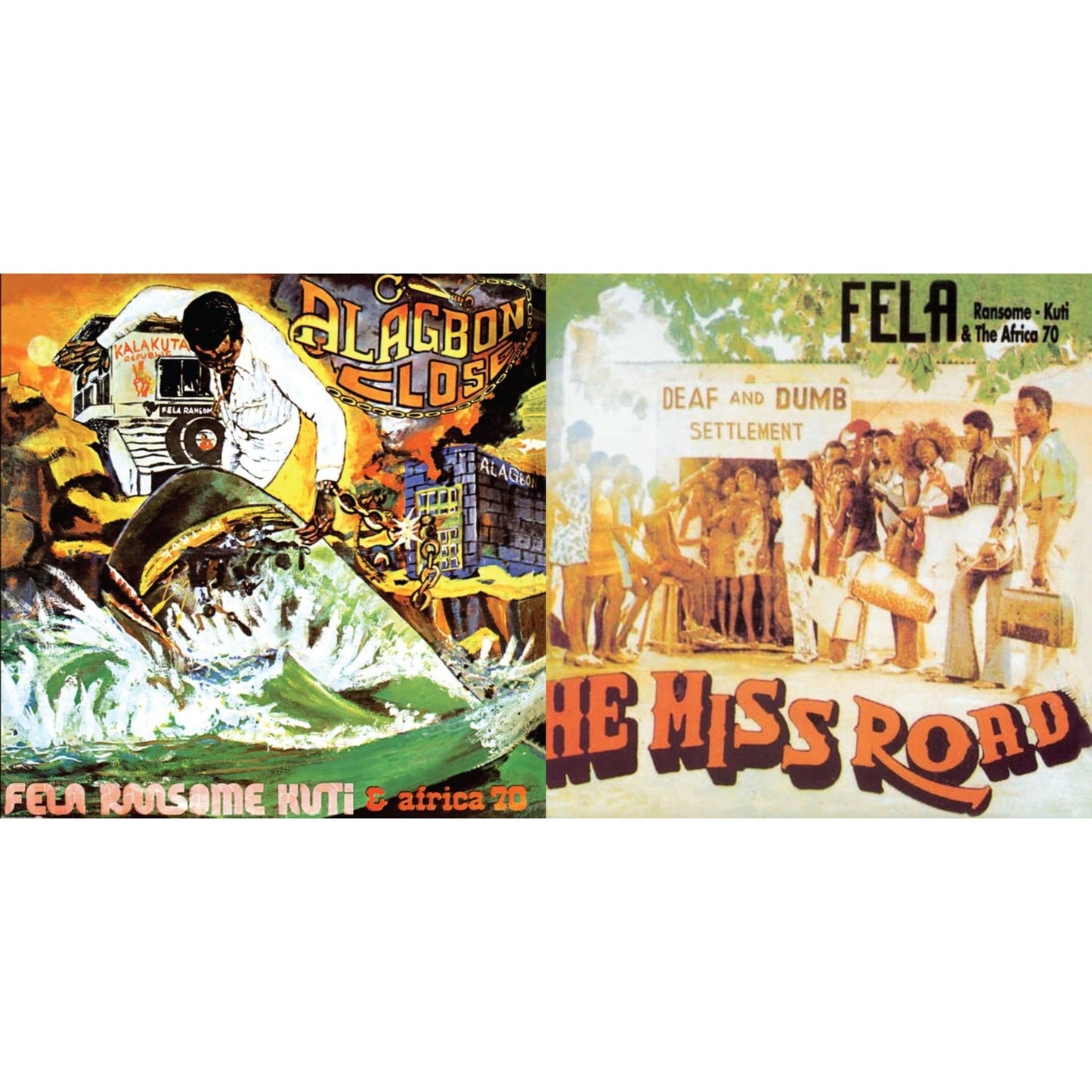 Alagbon Close (Jollof Orange LP Vinyl) & He Miss Road