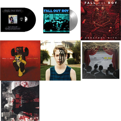 This is a 7 LP Vinyl SKU bundle.
1.This LP Vinyl is brand new.Format: LP VinylMusic Style: Pop RockThis item's title is: So Much (For) StardustArtist: Fall Out BoyLabel: WEA/FUELED BY RAMENBarcode: 075678630699Release Date: 3/24/2023
2.This LP Vinyl is brand new.