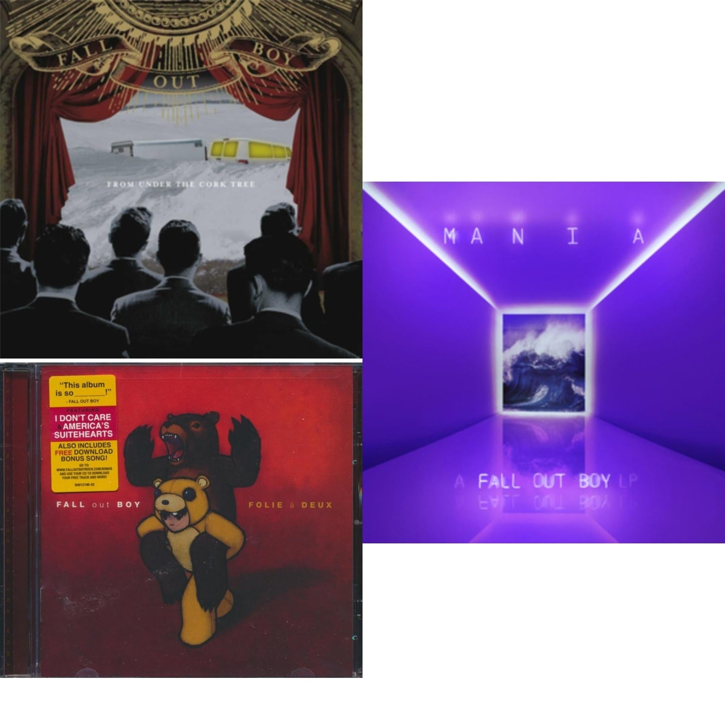 From Under Cork Tree & Folie A Deux & M A  N   I    A