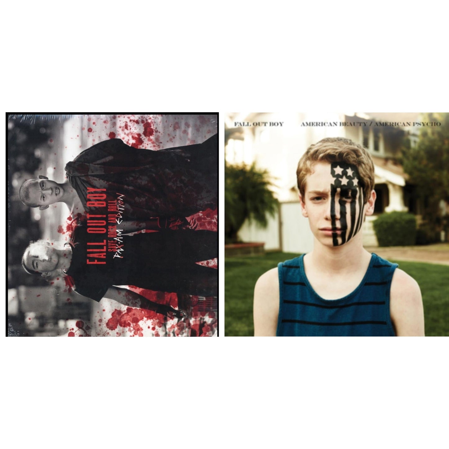This is a 2 LP Vinyl SKU bundle.
1.This LP Vinyl is brand new.Format: LP VinylMusic Style: Pop RockThis item's title is: American Beauty / American PsychoArtist: Fall Out BoyLabel: ISLANDBarcode: 602547168740Release Date: 5/4/2015
2.This LP Vinyl is brand new.