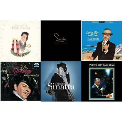 This is a 6 LP Vinyl SKU bundle.
1.This LP Vinyl is brand new.Format: LP VinylMusic Style: VocalThis item's title is: Christmas With Frank Sinatra (150G/Opaque White LP Vinyl)Artist: Frank SinatraLabel: LEGACY/ COLUMBIABarcode: 194399764916Release Date: 10/7/2022
2.