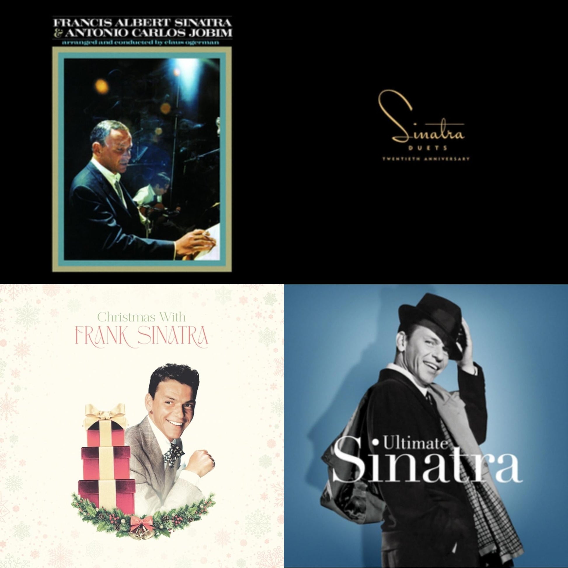 This is a 4 LP Vinyl SKU bundle.
1.This LP Vinyl is brand new.Format: LP VinylMusic Style: Bossa NovaThis item's title is: Francis Albert Sinatra & Antonio Carlos JobimArtist: Frank SinatraLabel: UMeBarcode: 602557276183Release Date: 4/14/2017
2.This LP Vinyl is brand new.
