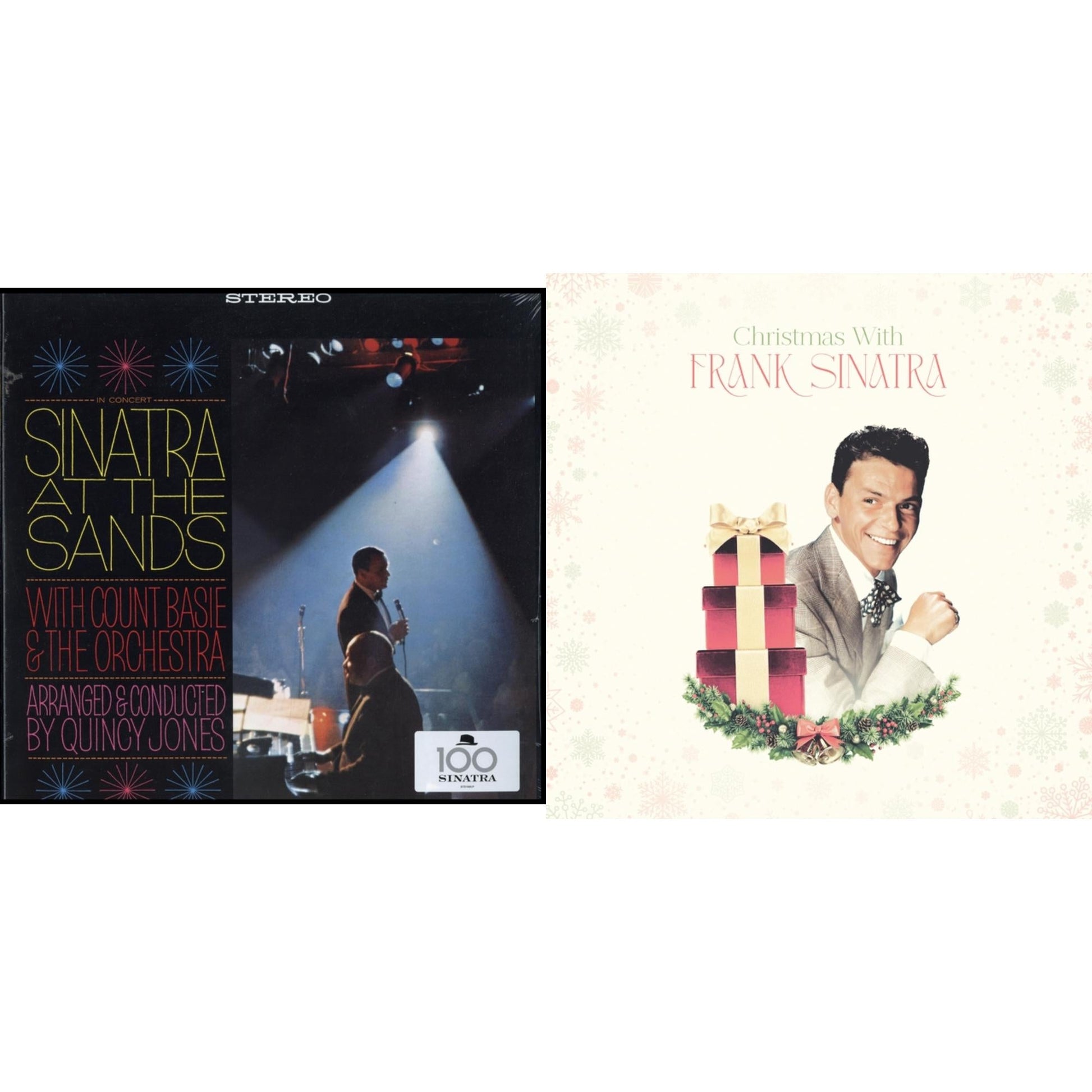 This is a 2 LP Vinyl SKU bundle.
1.This LP Vinyl is brand new.Format: LP VinylMusic Style: VocalThis item's title is: Christmas With Frank Sinatra (150G/Opaque White LP Vinyl)Artist: Frank SinatraLabel: LEGACY/ COLUMBIABarcode: 194399764916Release Date: 10/7/2022
2.