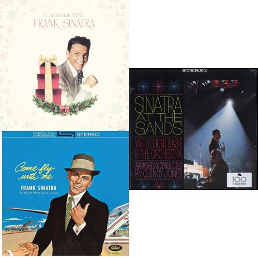 Christmas With Frank Sinatra (150G/Opaque White LP Vinyl) & Come Fly With Me & Sinatra At The Sands