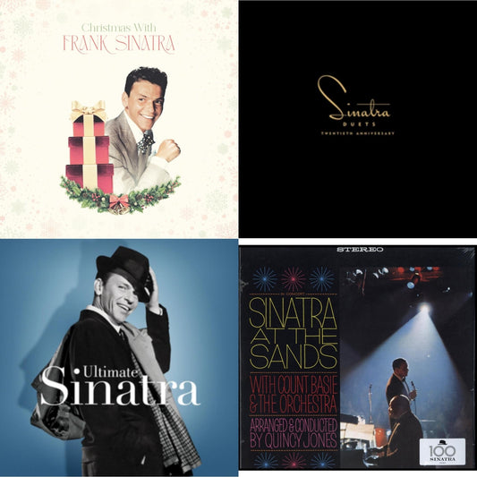 Christmas With Frank Sinatra (150G/Opaque White LP Vinyl) & Duets & Ultimate Sinatra & Sinatra At The Sands