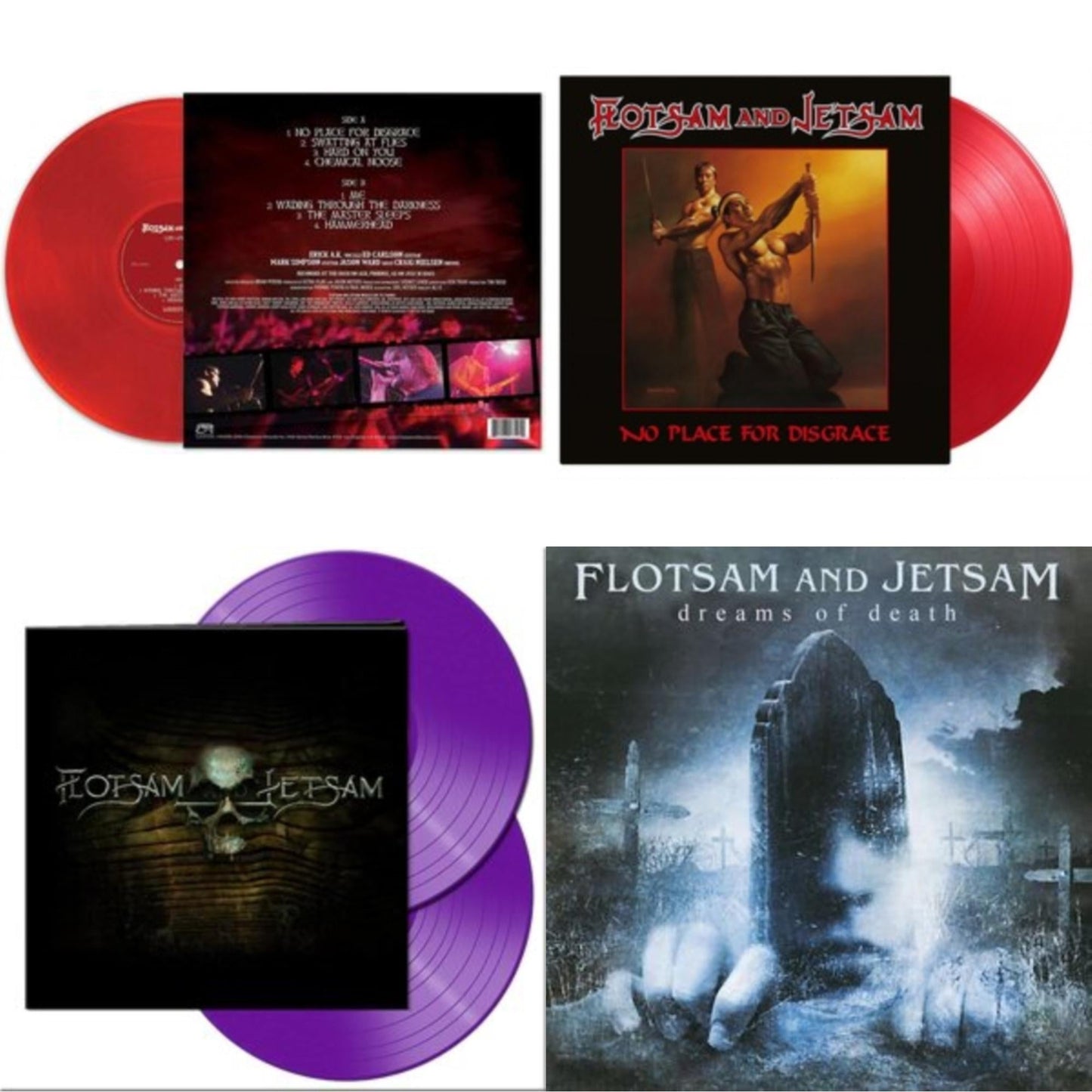 This is a 4 LP Vinyl SKU bundle.
1.This LP Vinyl is brand new.Format: LP VinylMusic Style: ThrashThis item's title is: Live In Phoenix (Red LP Vinyl)Artist: Flotsam & JetsamLabel: CLEOPATRABarcode: 889466316814Release Date: 4/29/2022
2.This LP Vinyl is brand new.