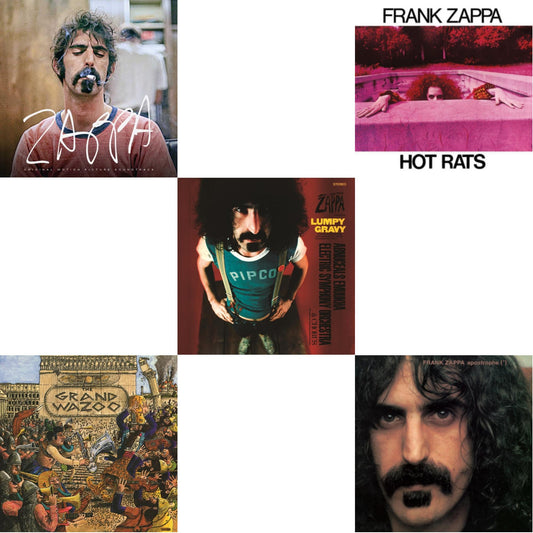 Zappa Ost (2LP/Crystal Clear Vinyl/180G) & Grand Wazoo & Lumpy Gravy & Hot Rats & Apostrophe