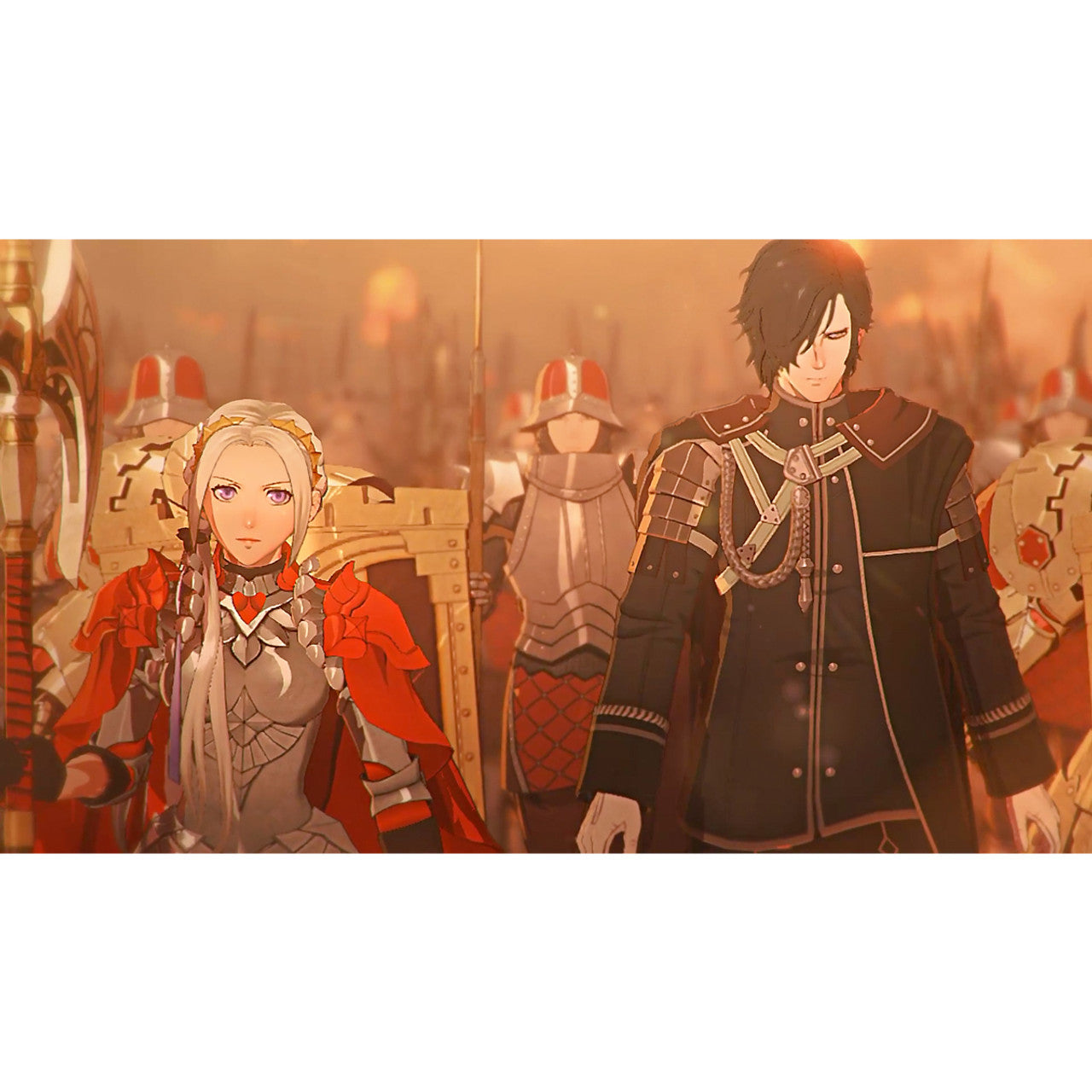 This is brand new.Join Fire Emblem™: Three Houses characters as you engage in massive battles across Fódlan.
 

Edelgard, Dimitri, Claude, and other Fire Emblem: Three Houses characters return to put their combat expertise on display as you revisit a war-torn Fódlan.