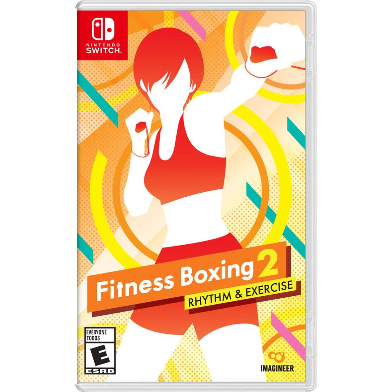 This is brand new.Work out at home and punch to the beat
 Jab, uppercut, dodge, and more to catchy pop tunes in this rhythmic boxing game! Pass a Joy-Con controller to an exercise buddy and box to the beat together.