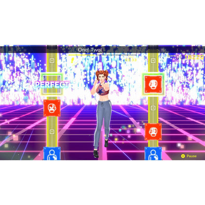 This is brand new.Work out at home and punch to the beat
 Jab, uppercut, dodge, and more to catchy pop tunes in this rhythmic boxing game! Pass a Joy-Con controller to an exercise buddy and box to the beat together.