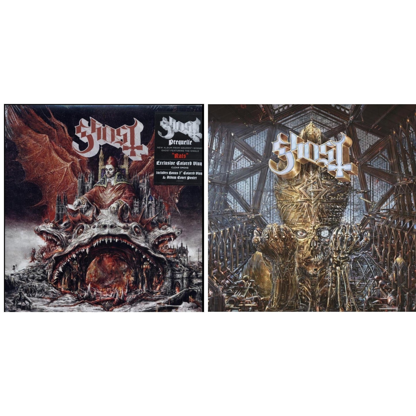 This is a 2 LP Vinyl SKU bundle.
1.This LP Vinyl is brand new.Format: LP VinylMusic Style: Hard RockThis item's title is: Prequelle (LP/Clear Smoke 7 Inch)Artist: GhostLabel: LOMA VISTABarcode: 888072054936Release Date: 6/1/2018
2.This LP Vinyl is brand new.