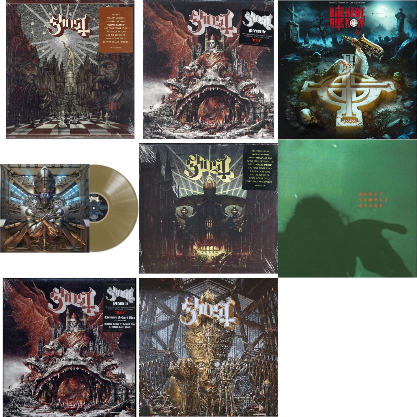 This is a 8 LP Vinyl SKU bundle.
1.This LP Vinyl is brand new.Format: LP VinylThis item's title is: PopestarArtist: GhostLabel: Millennium RecordsBarcode: 888072015173Release Date: 9/16/2016
2.This LP Vinyl is brand new.