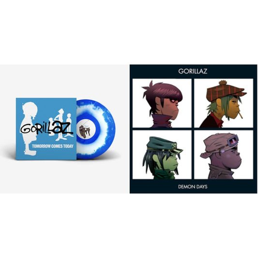 Tomorrow Comes Today Ep (White & Blue Color In Color LP Vinyl) & Demon Days (2LP)