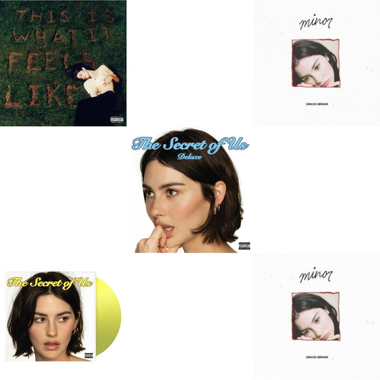 This Is What It Feels Like (X) & Secret Of Us (X) (Yellow LP Vinyl) & Secret Of Us (Deluxe/Transparent Moonlight Vinyl/2LP) & Minor (5 Year Anniversary) (Red LP Vinyl/Ep) & Minor - Ep