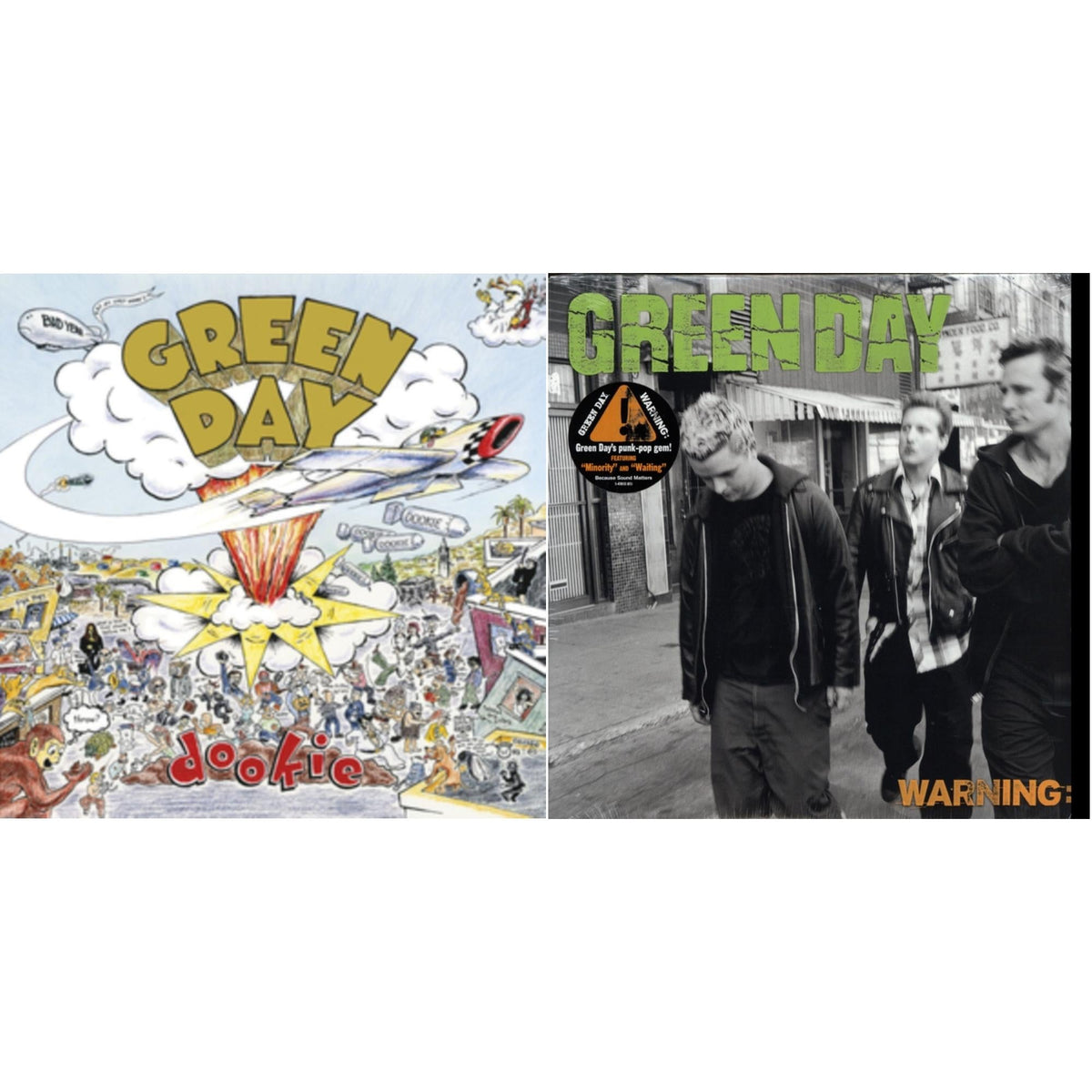 This is a 2 LP Vinyl SKU bundle.
1.This LP Vinyl is brand new.Format: LP VinylMusic Style: Alternative RockThis item's title is: DookieArtist: Green DayLabel: REPRISEBarcode: 093624986959Release Date: 4/18/2009
2.This LP Vinyl is brand new.